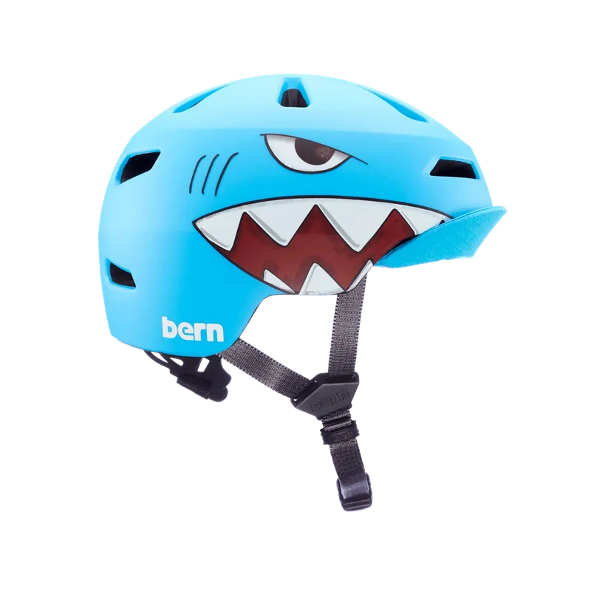 Bern Helmet Youth Nino 2.0 Matte Shark Bite - Image 4