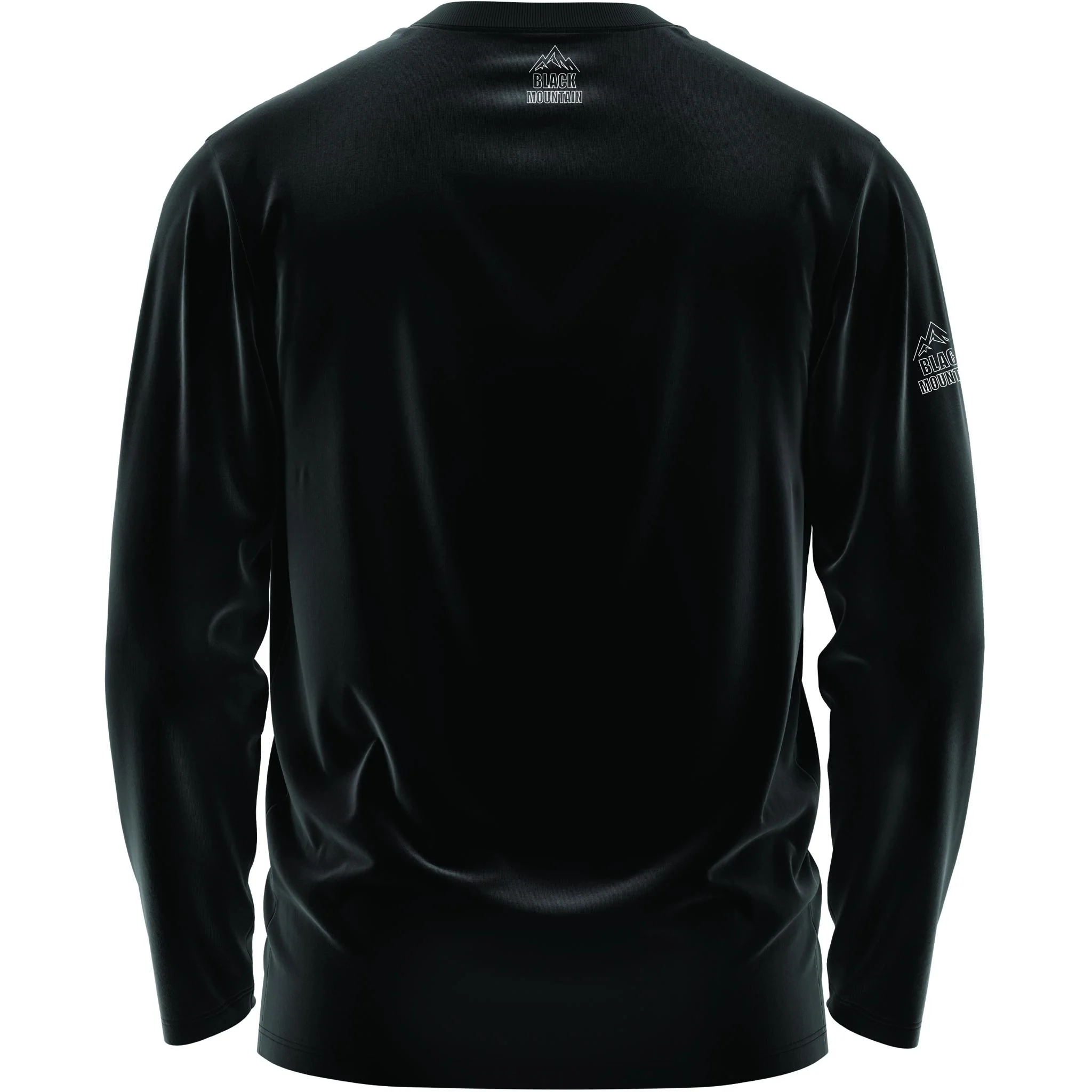 Black Mountain Shadow Trail Long Sleeve MTB Jersey Black - Image 2