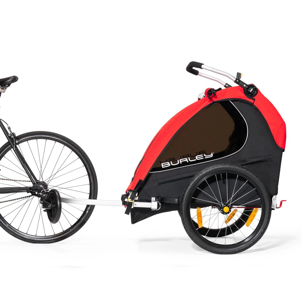 Burley Kids 2 Seat Trailer Honey Bee Red - Image 2