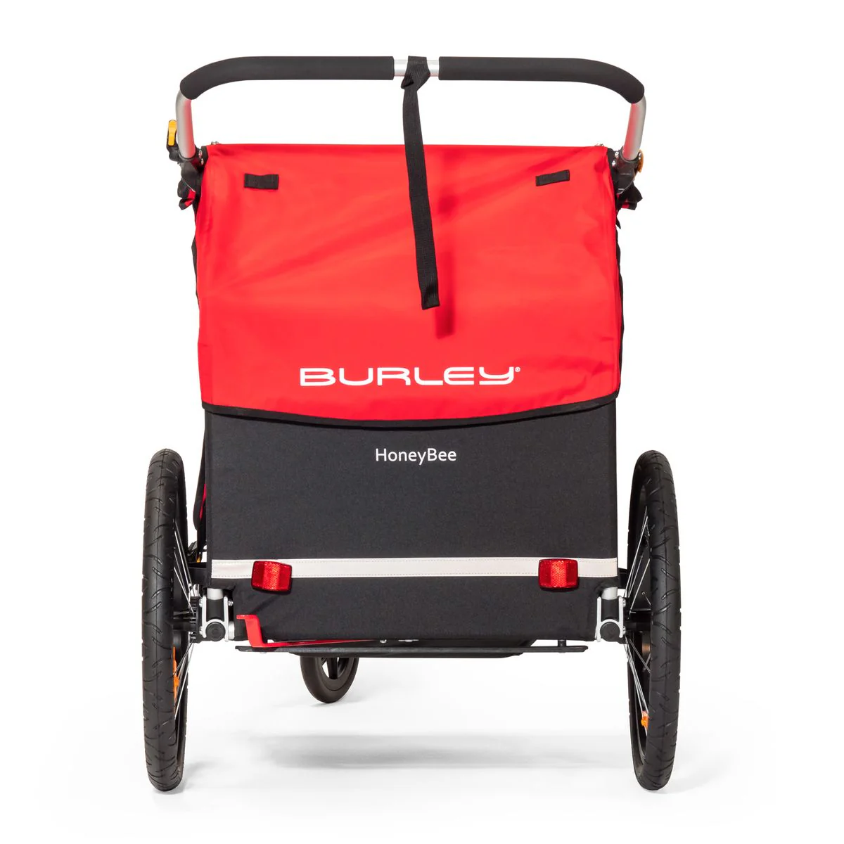 Burley Kids 2 Seat Trailer Honey Bee Red - Image 4