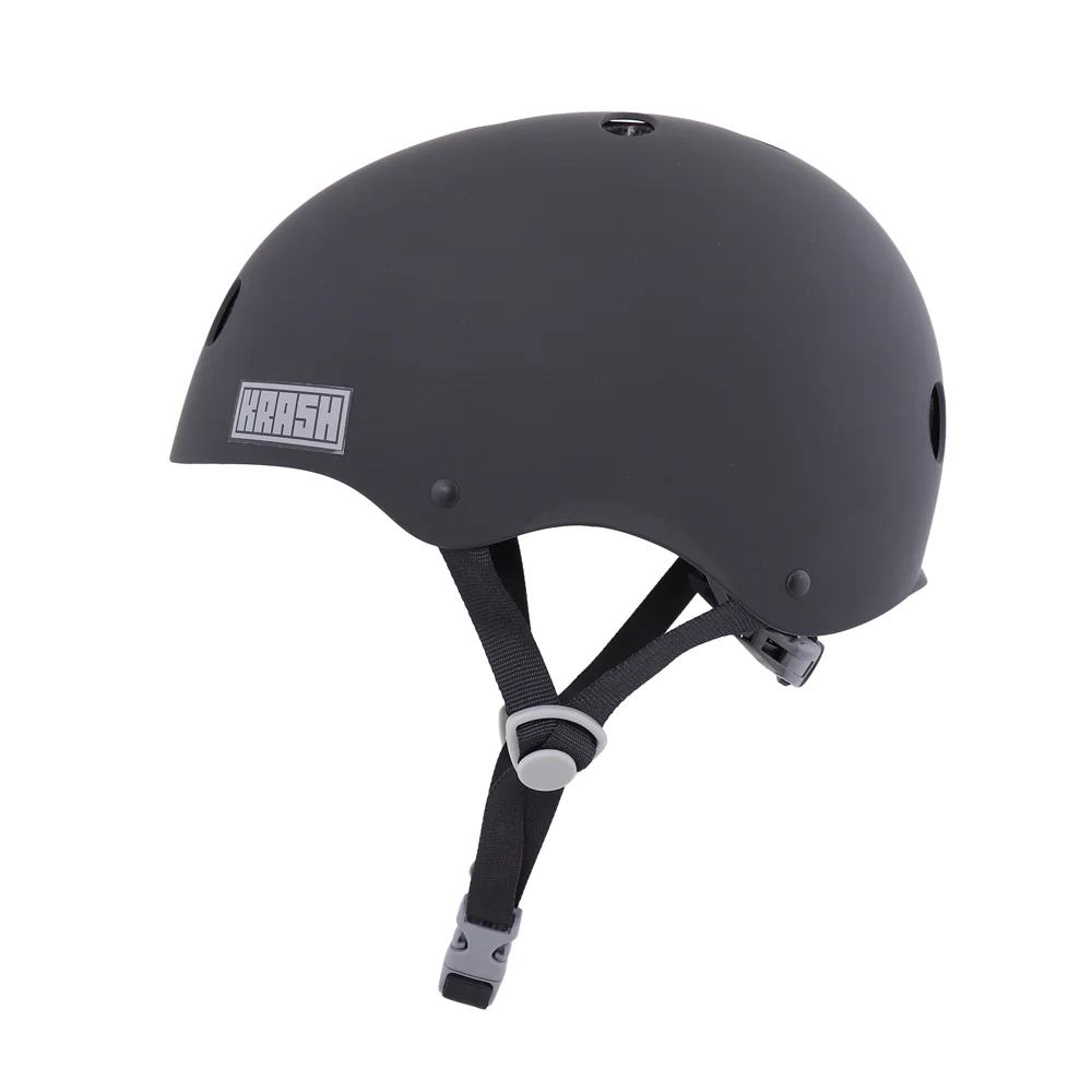 Krash Pro ABS FS Youth Black Helmet - Image 2
