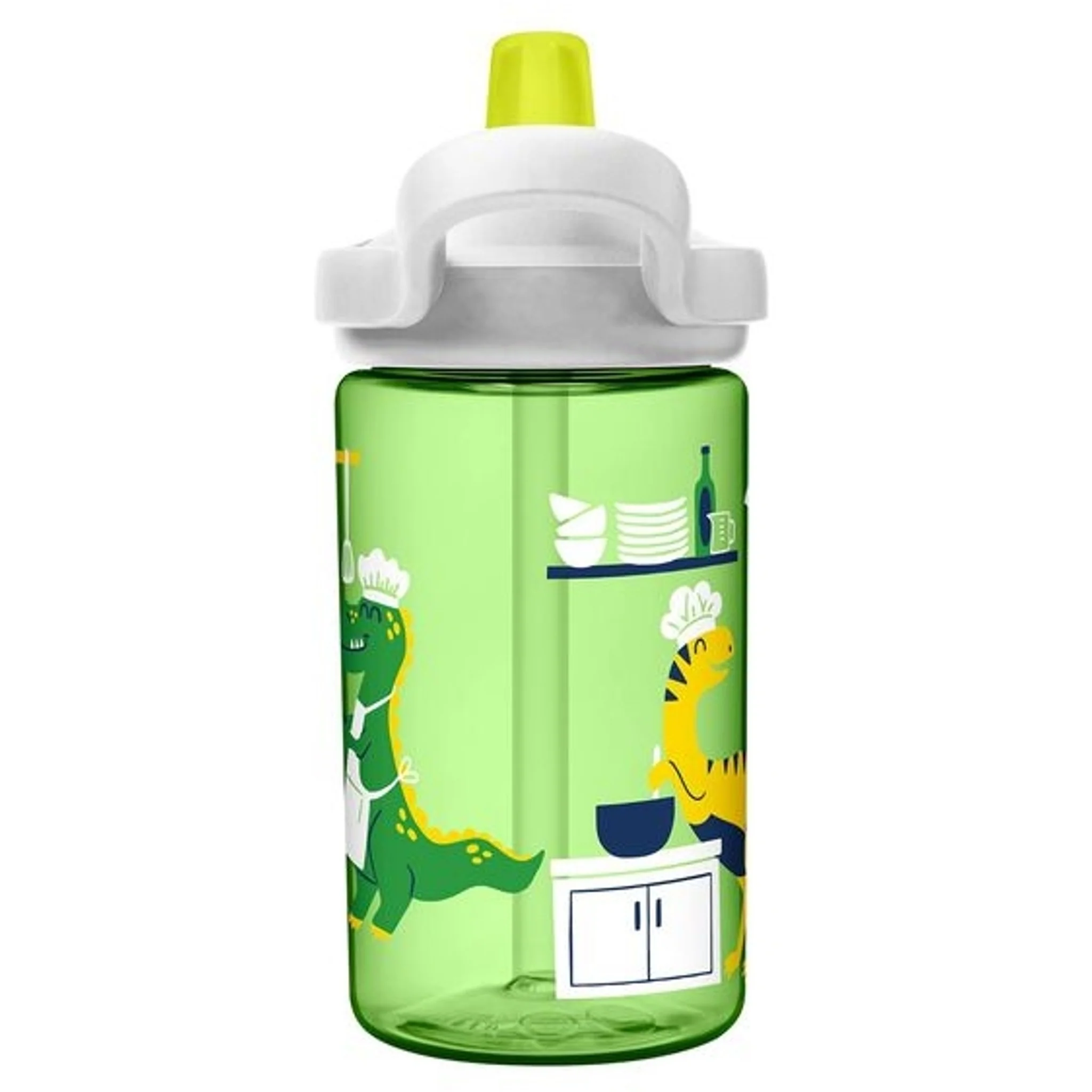 CamelBak Eddy+ Kids Water Bottle 400ml Chef Dinosaur - Image 4