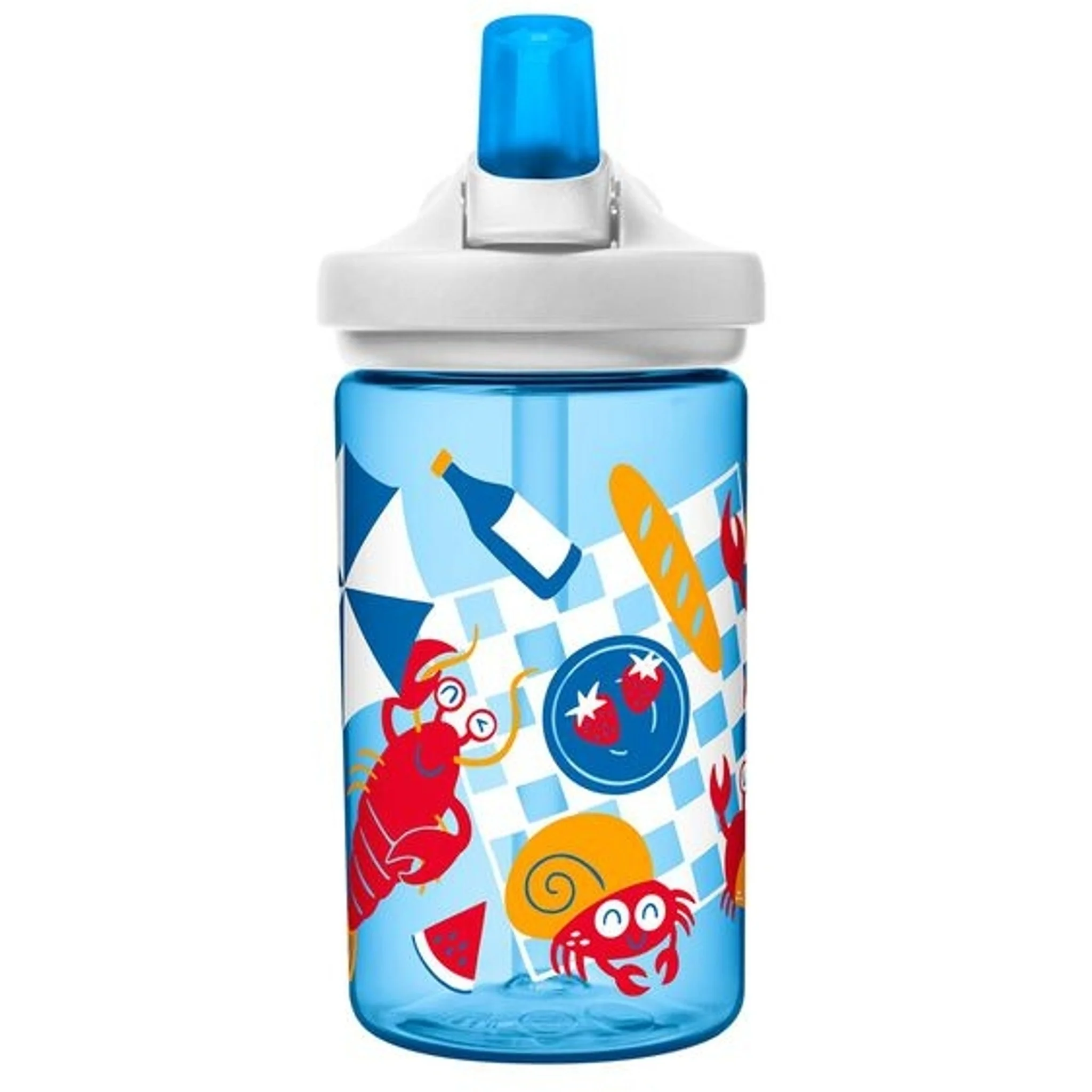 CamelBak Eddy+ Kids Water Bottle 400ml Nautical Picnic - Image 2