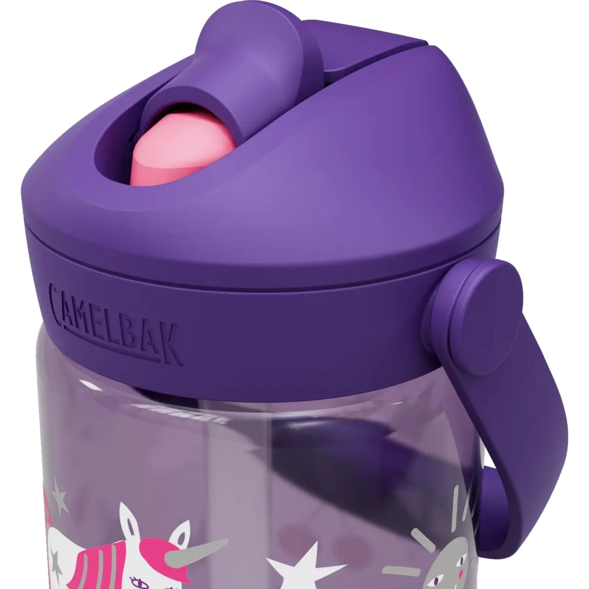Camelbak Thrive Flip Straw Kids Bottle with Tritan Renew 400ml Unicorn Party - Image 4