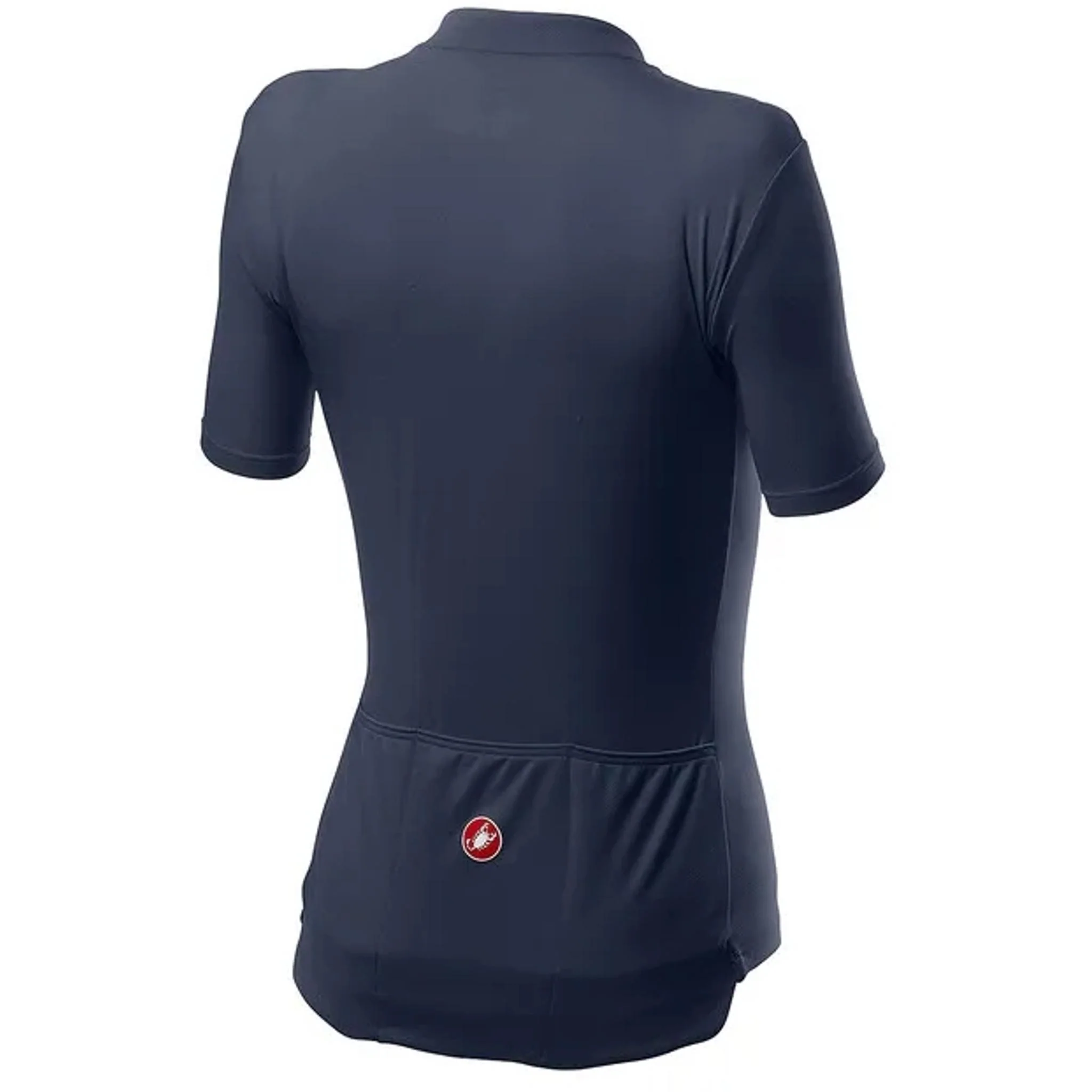 Castelli Anima 3 Womens Short Sleeve Road Jersey Dark Steel Blue/Pink - Image 2