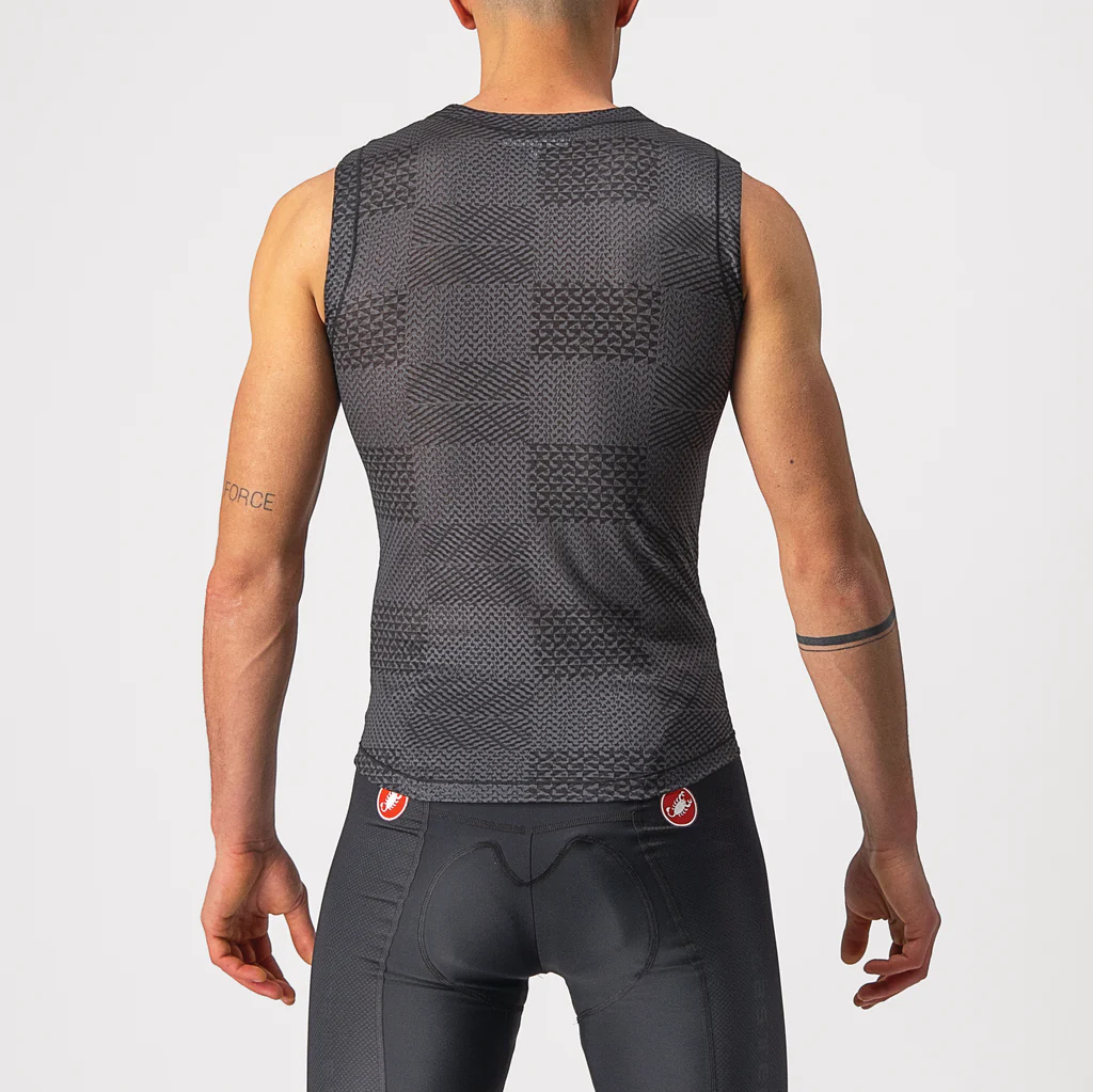 Castelli Baselayer Pro Mesh Sleeveless Dark/Steel Blue/White - Image 6