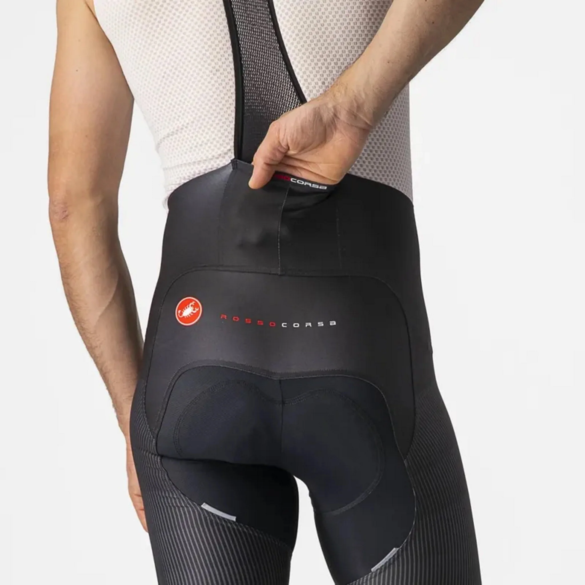 Castelli Bibshort Free Aero RC Pro Black/White - Image 8