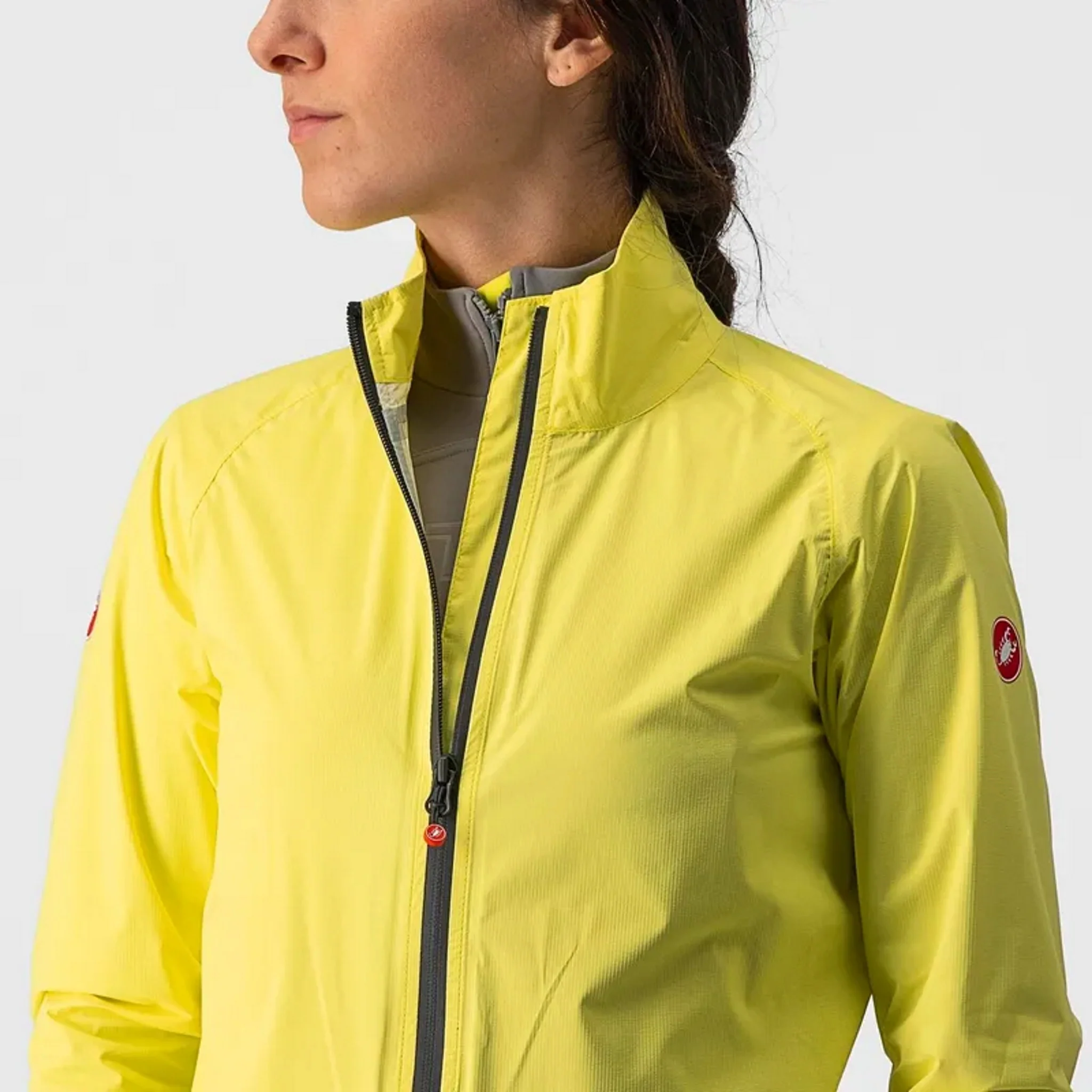 Castelli Emergency 2 Women's Rain Jacket Brilliant Yellow - Image 3