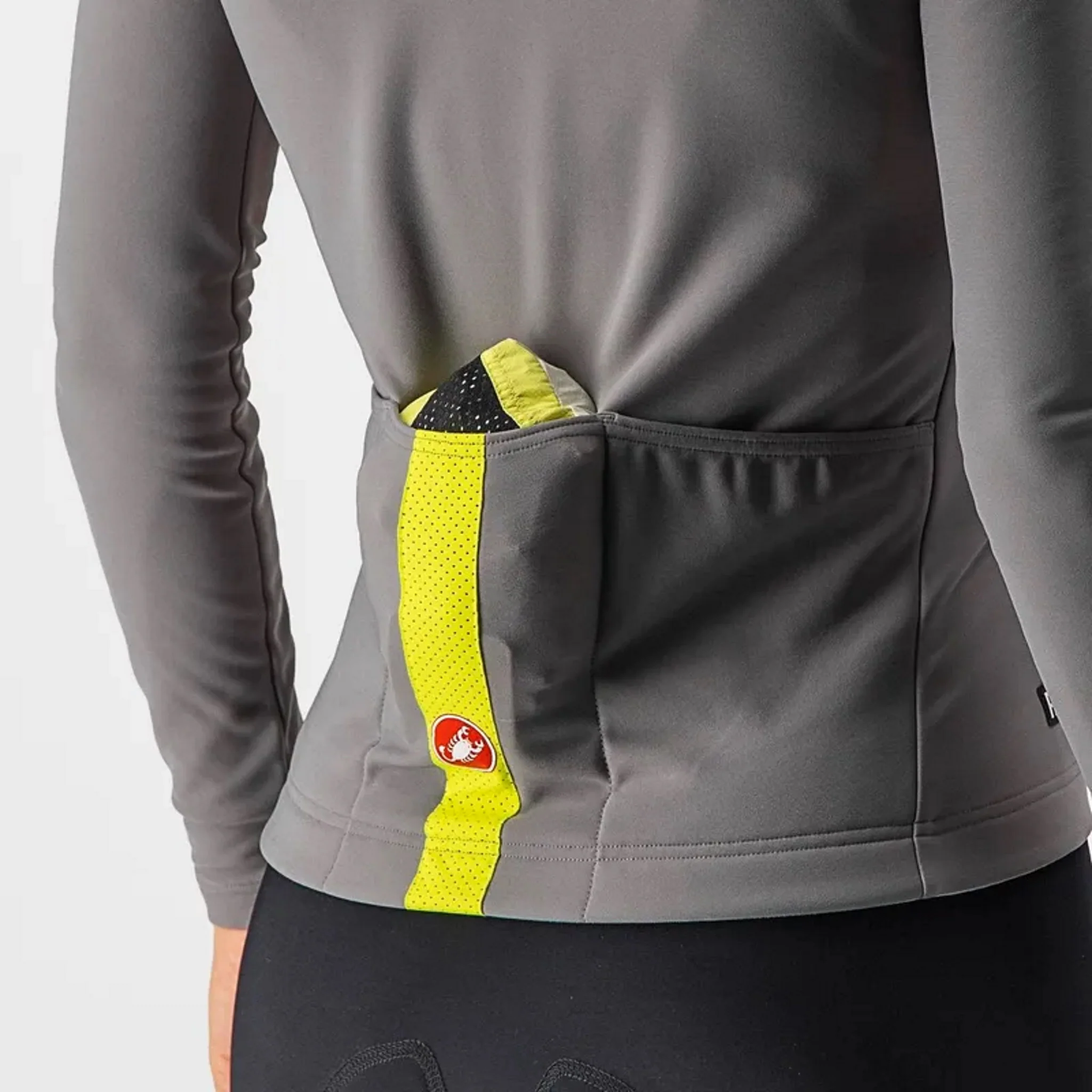 Castelli Emergency 2 Women's Rain Jacket Brilliant Yellow - Image 7