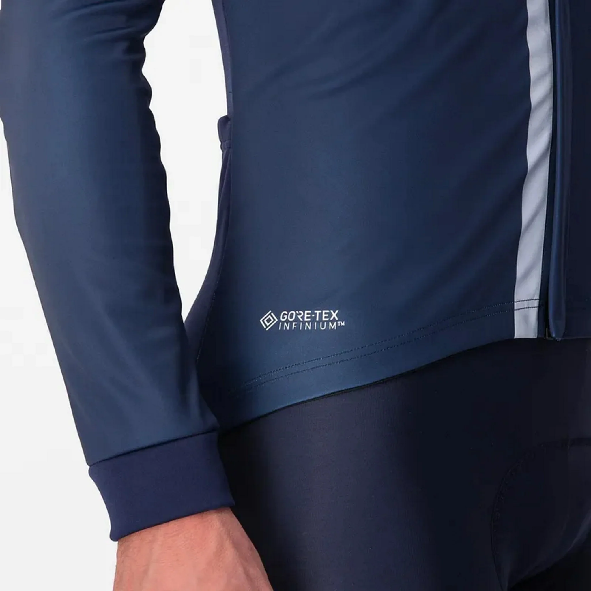 Castelli Entrata Jacket Belgian Blue/Silver - Image 5