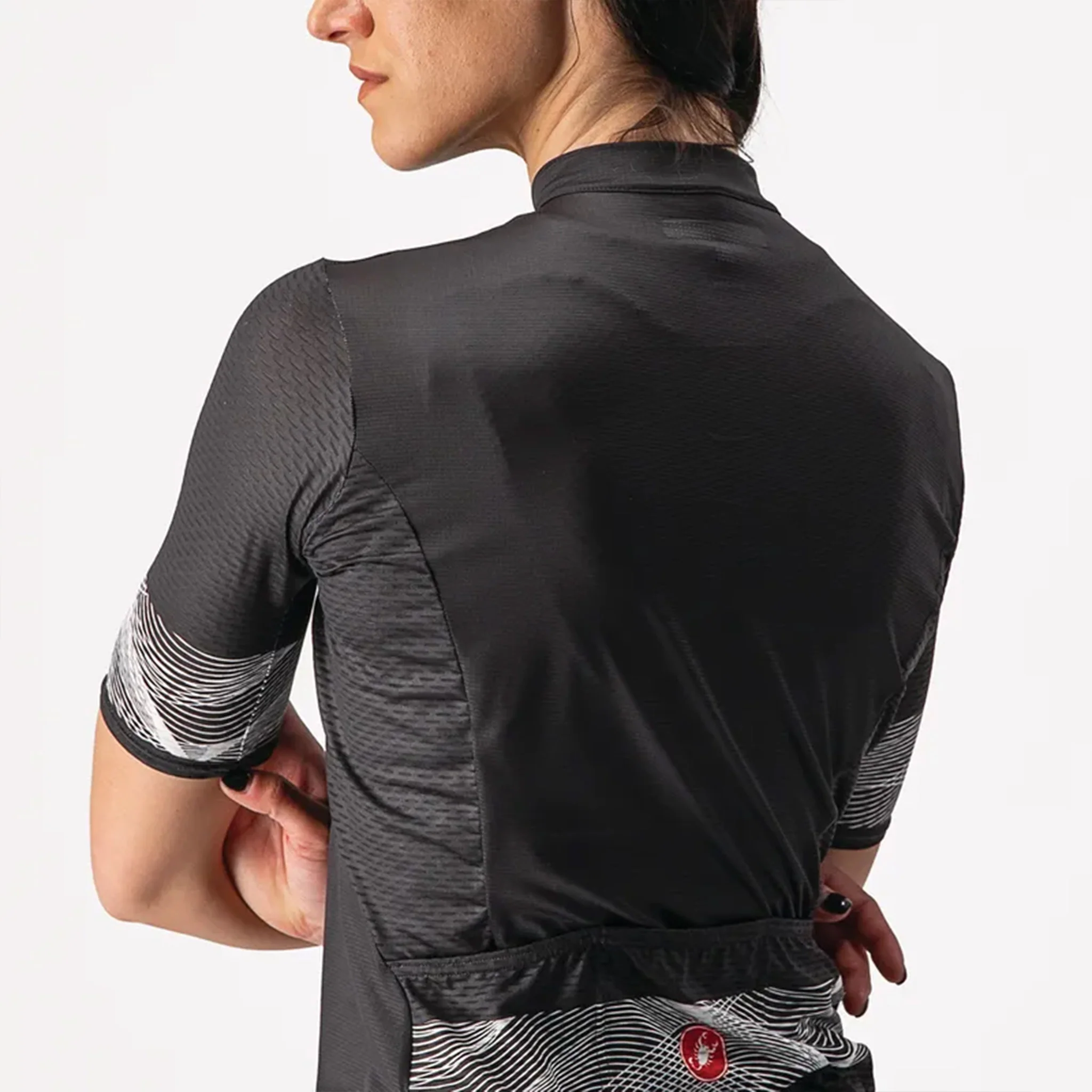 Castelli Fenice Wmns Jersey Light Black/White - Image 5