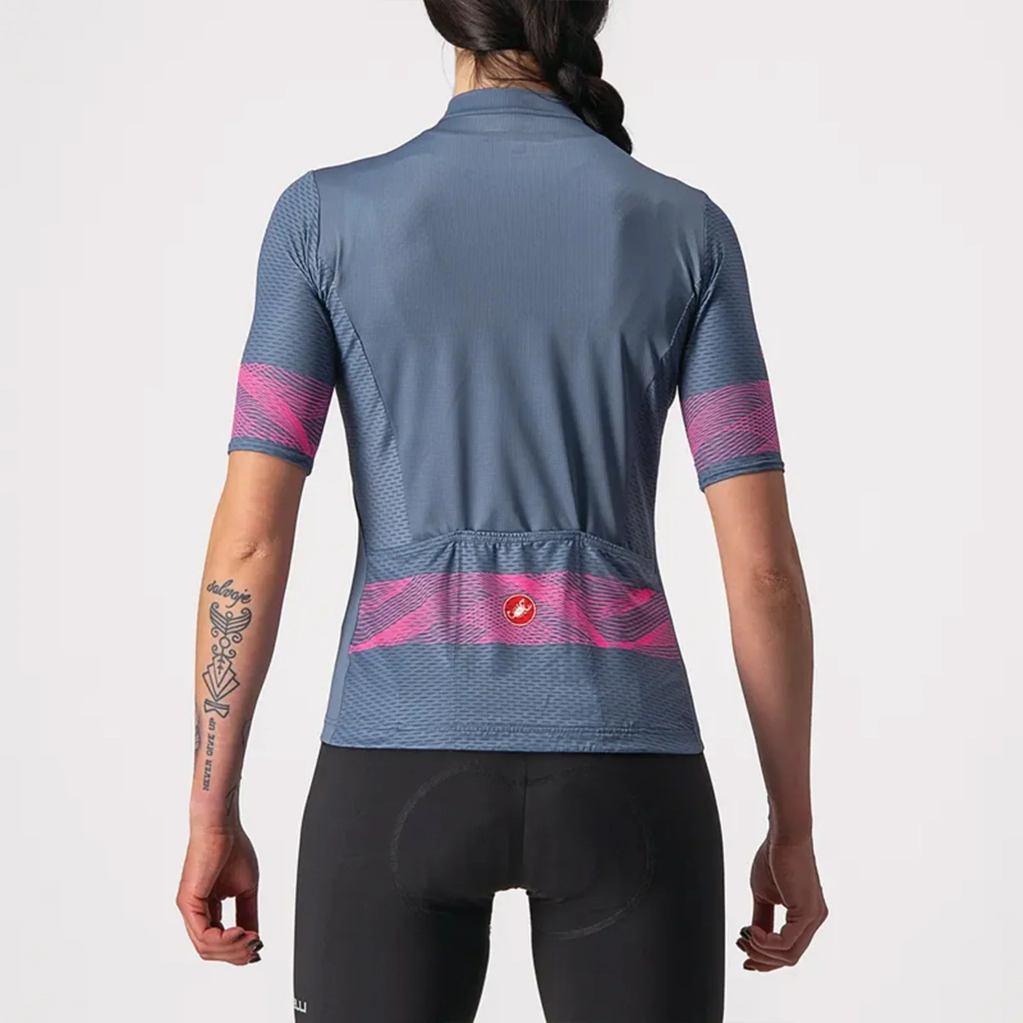 Castelli Fenice Wmns Jersey Light Blue/Pink - Image 2