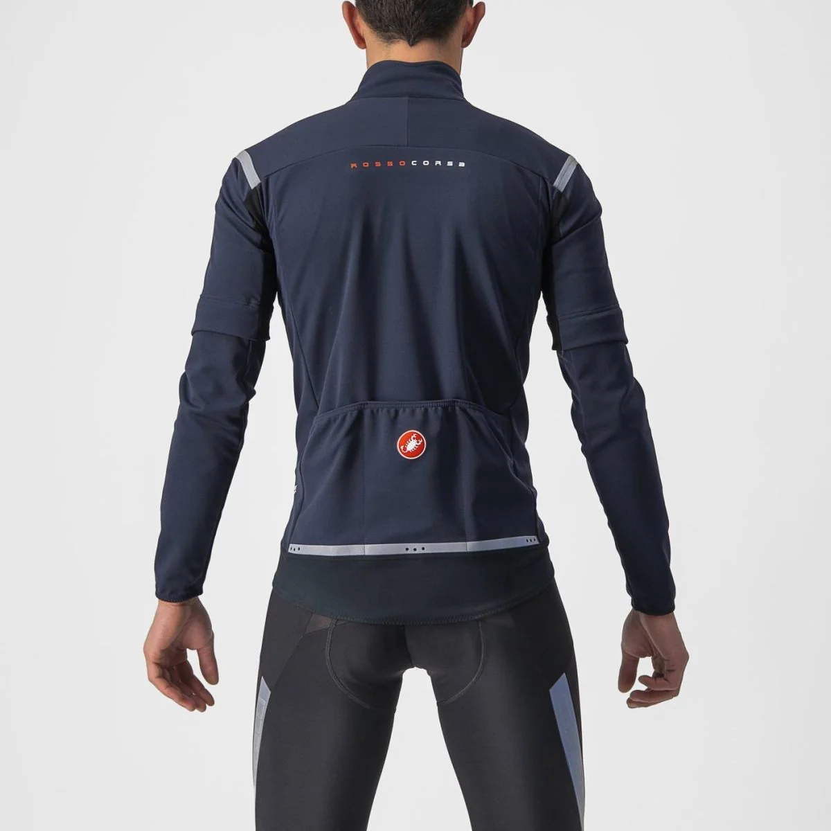 Castelli Jacket Perfetto RoS 2 Convertible Electric Lime/Dark Gray - Image 10