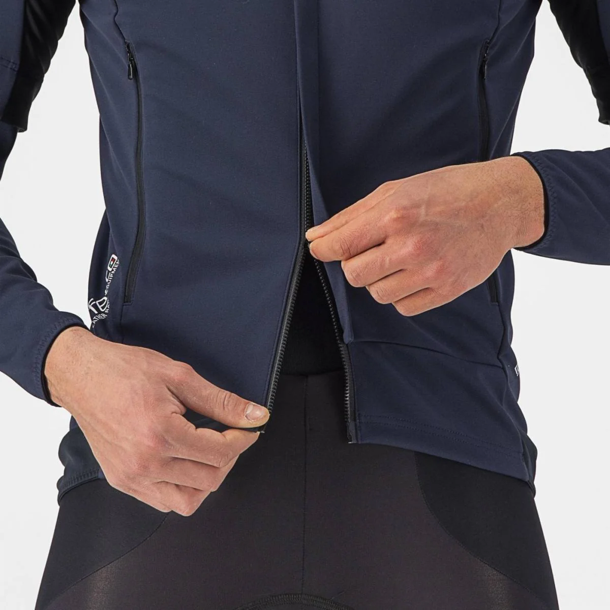 Castelli Jacket Perfetto RoS 2 Convertible Electric Lime/Dark Gray - Image 11