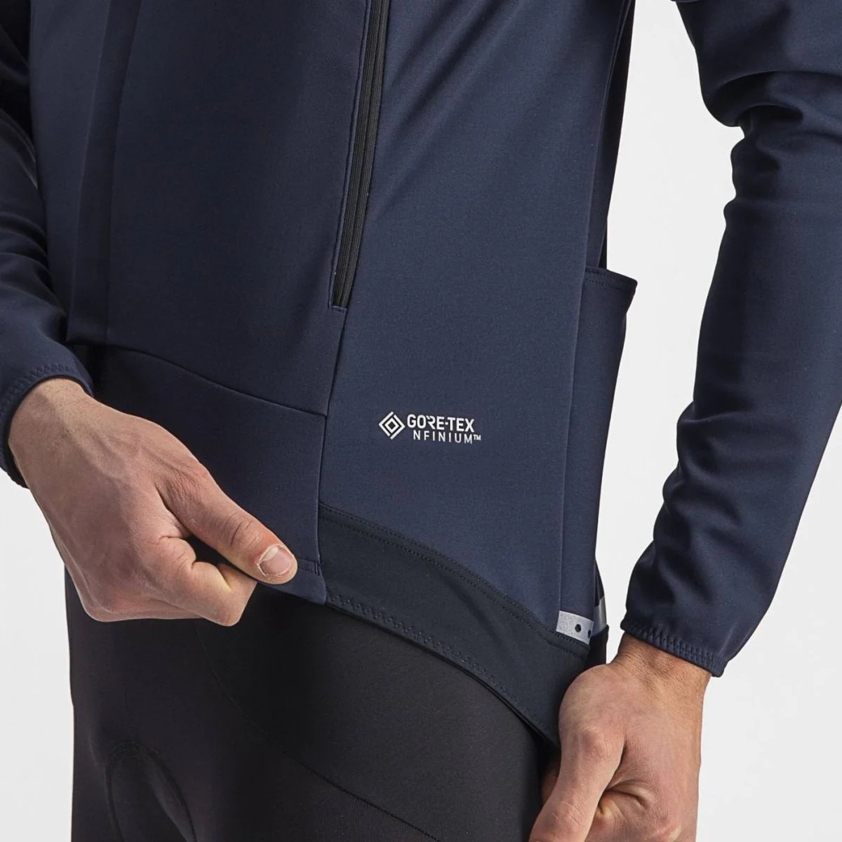 Castelli Jacket Perfetto RoS 2 Convertible Electric Lime/Dark Gray - Image 12