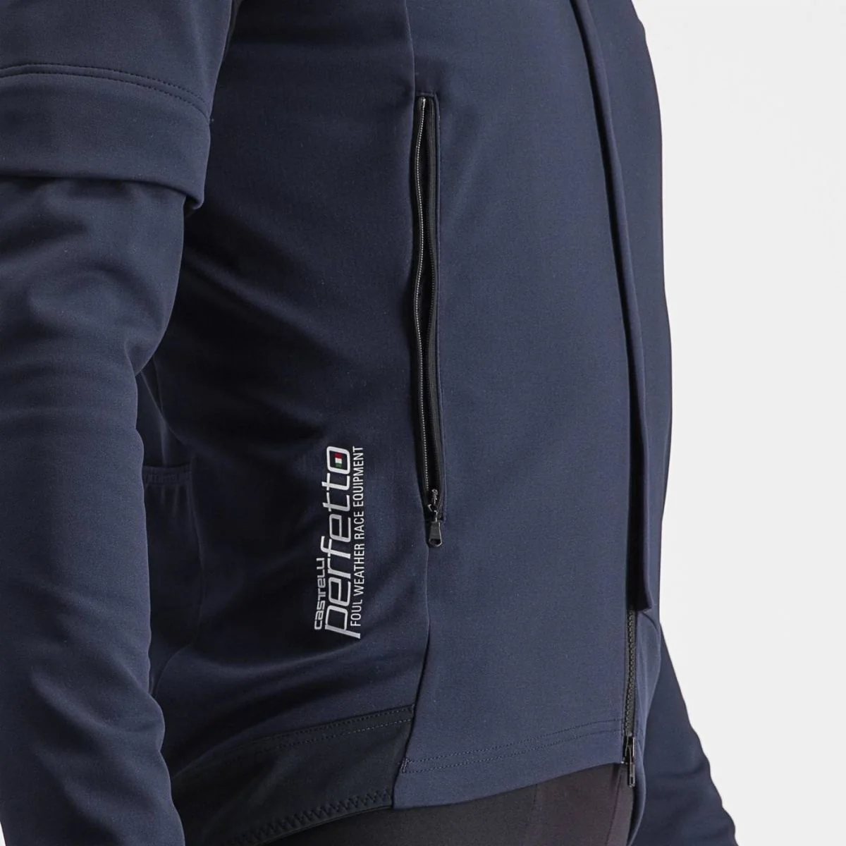 Castelli Jacket Perfetto RoS 2 Convertible Electric Lime/Dark Gray - Image 13