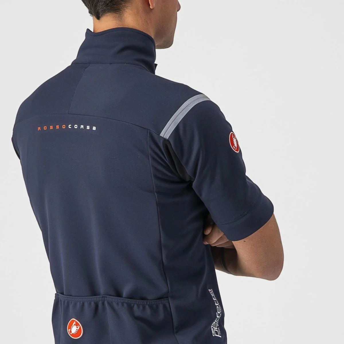 Castelli Jacket Perfetto RoS 2 Convertible Electric Lime/Dark Gray - Image 16