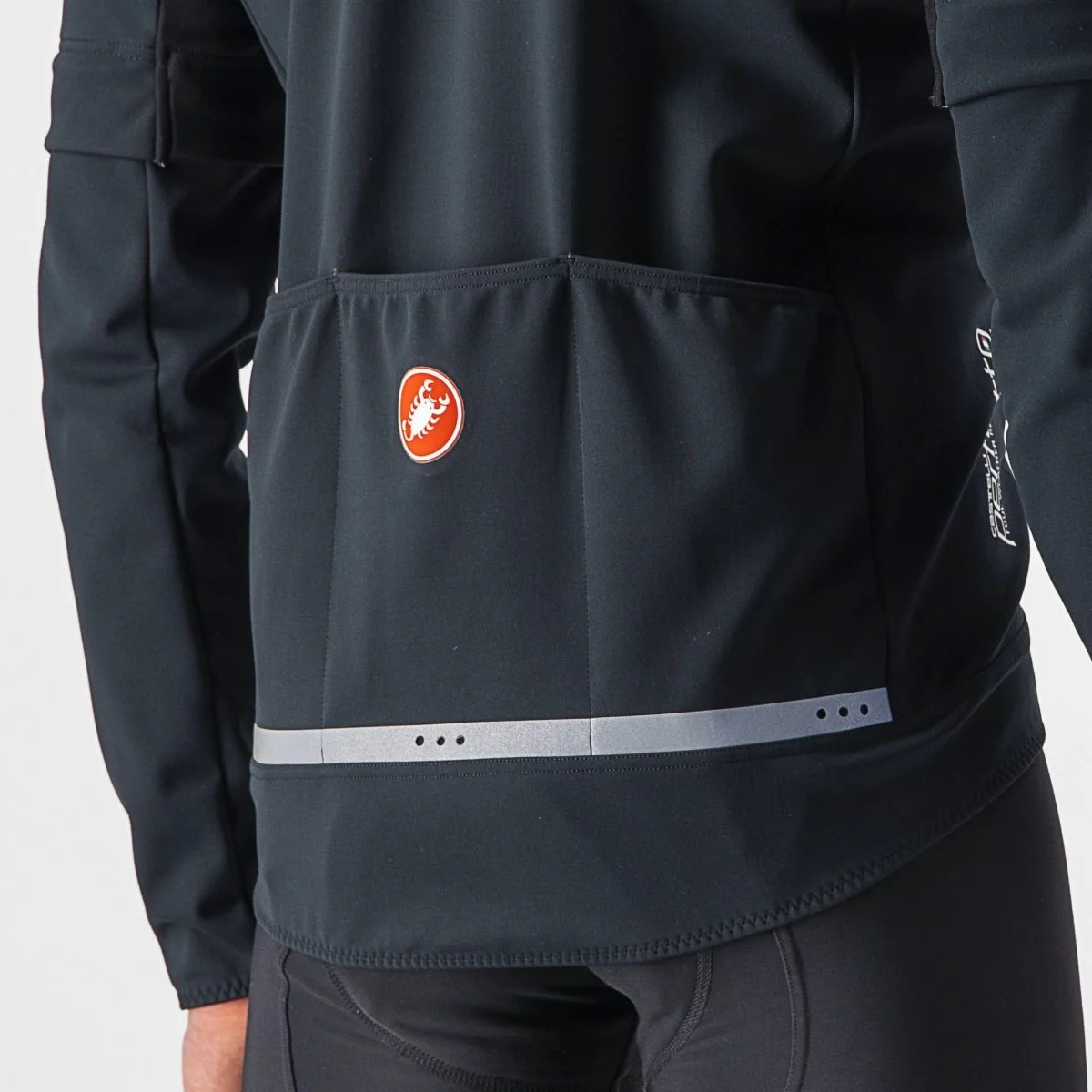 Castelli Jacket Perfetto RoS 2 Convertible Electric Lime/Dark Gray - Image 20