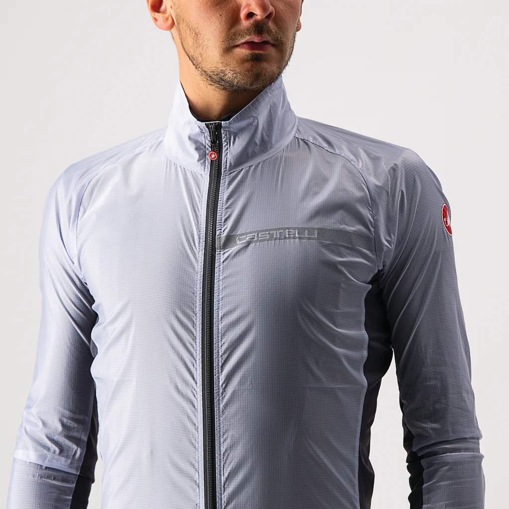 Castelli Jacket Squadra Stretch Electric Lime/Dark Gray - Image 13