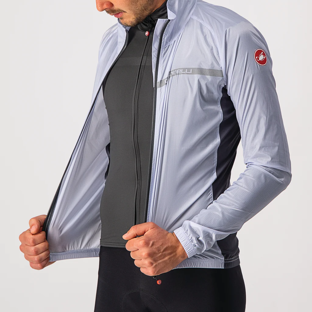 Castelli Jacket Squadra Stretch Electric Lime/Dark Gray - Image 14