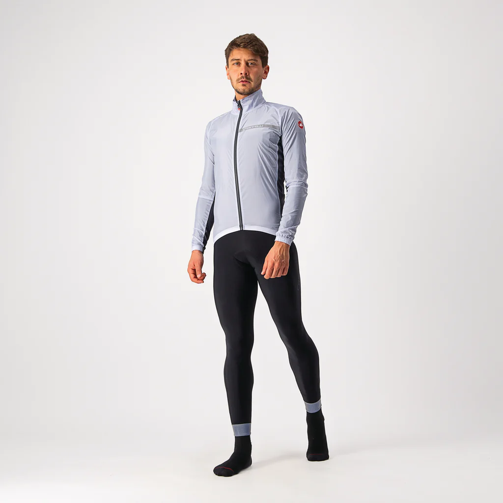 Castelli Jacket Squadra Stretch Electric Lime/Dark Gray - Image 16