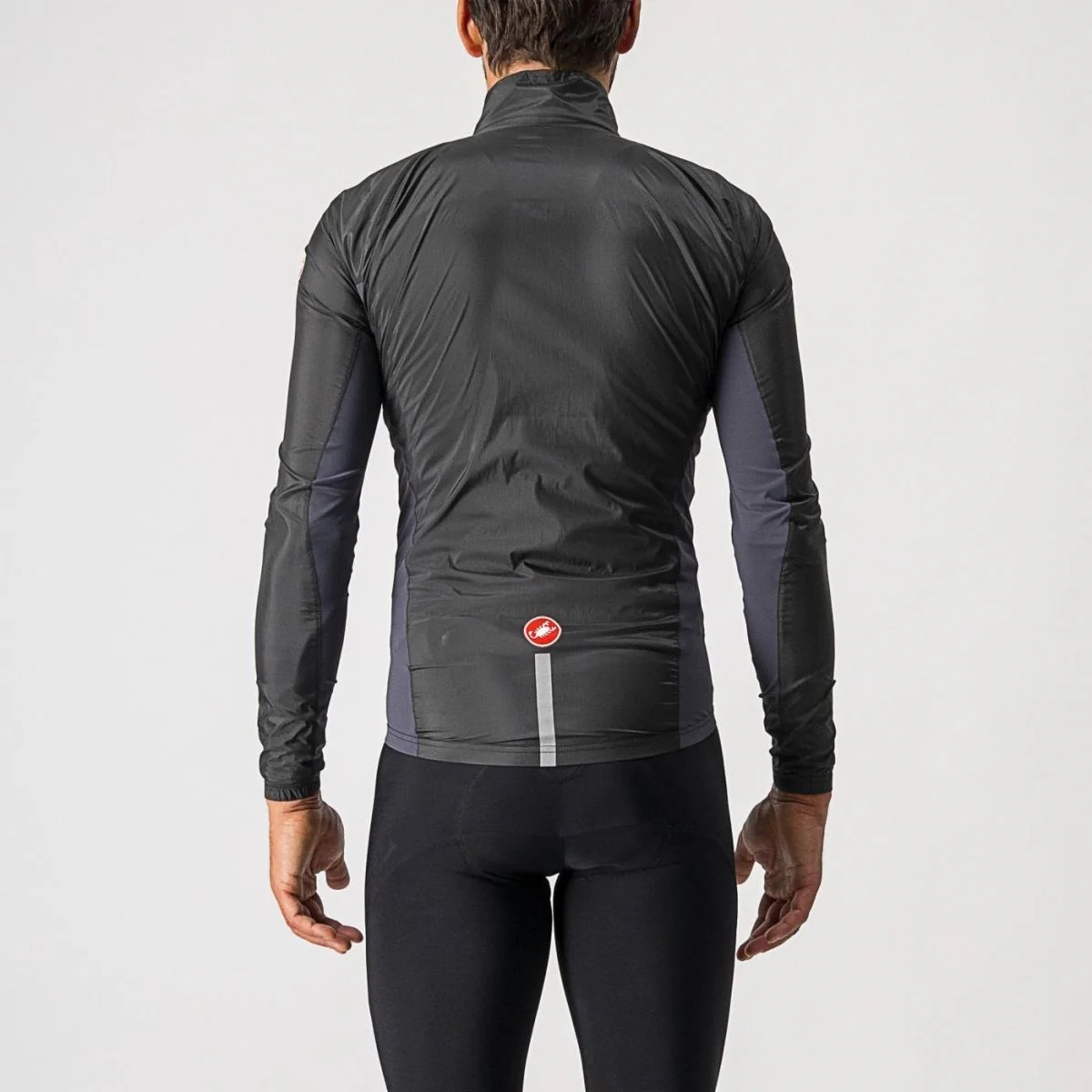 Castelli Jacket Squadra Stretch Electric Lime/Dark Gray - Image 18