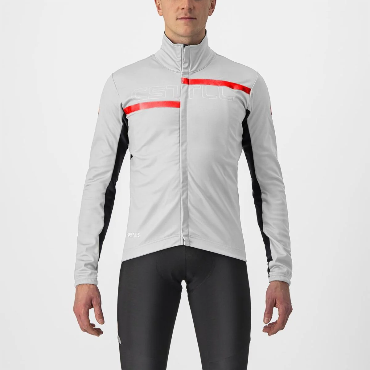 Castelli Jacket Transition 2 Light Black/Dark Gray-Silver Reflex - Image 14