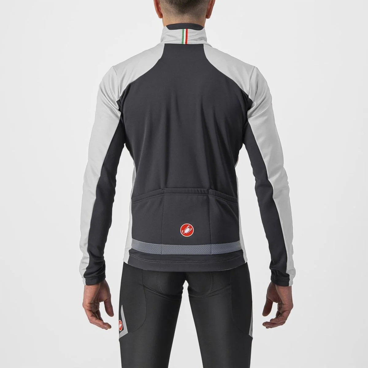 Castelli Jacket Transition 2 Light Black/Dark Gray-Silver Reflex - Image 15