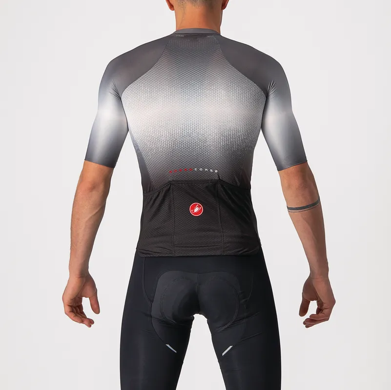Castelli Jersey Aero Race 6.0 Light Black/Dark Gray - Image 2