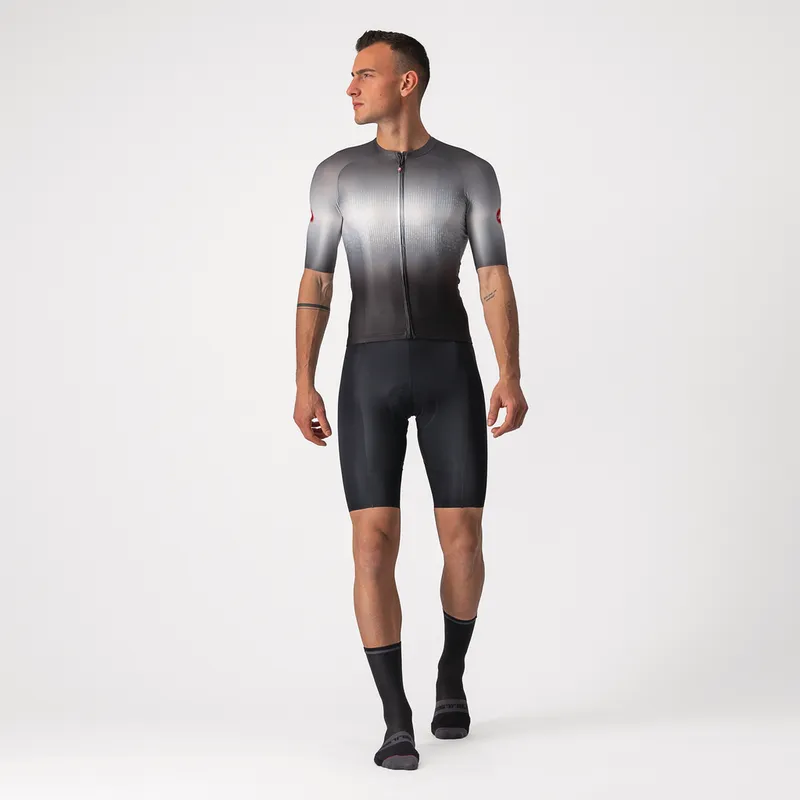 Castelli Jersey Aero Race 6.0 Light Black/Dark Gray - Image 3
