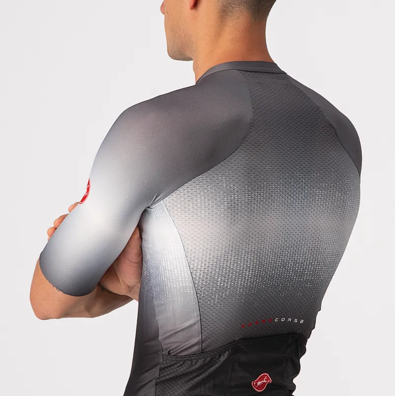 Castelli Jersey Aero Race 6.0 Light Black/Dark Gray - Image 5