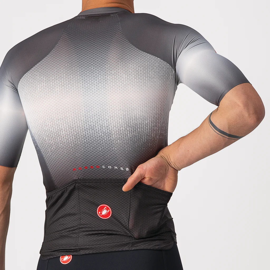 Castelli Jersey Aero Race 6.0 Savile Blue/Pro Red - Image 11