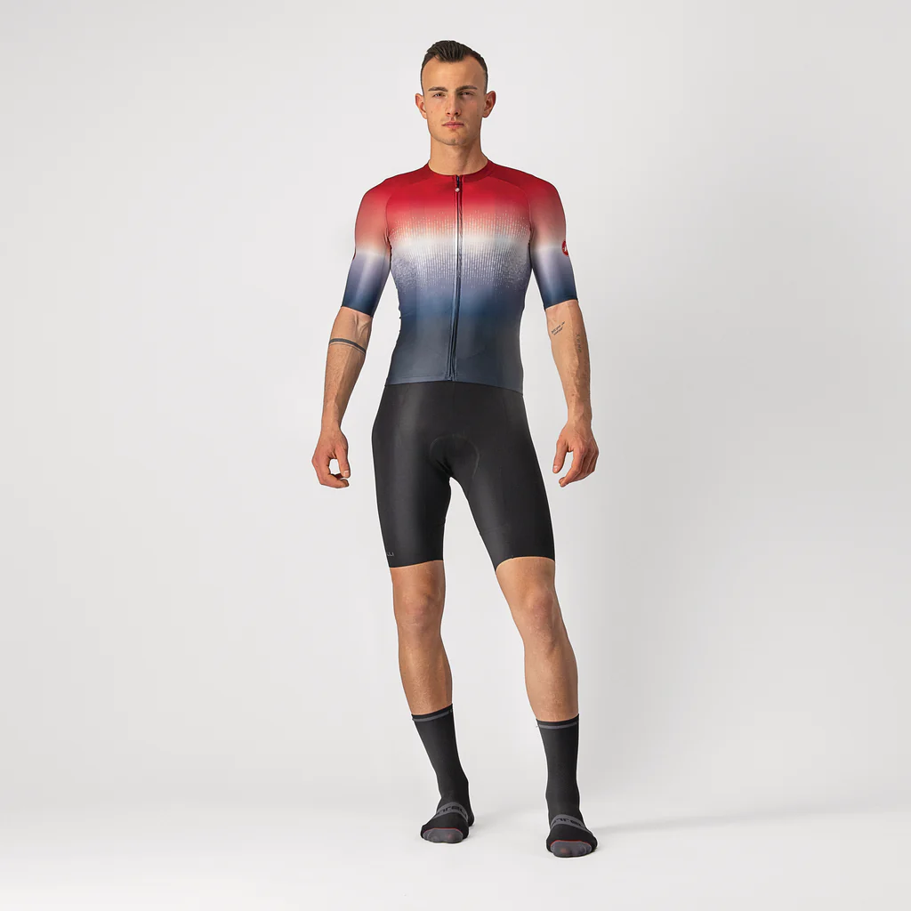 Castelli Jersey Aero Race 6.0 Savile Blue/Pro Red - Image 20