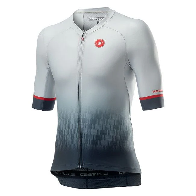 Castelli Jersey Aero Race 6.0 Savile Blue/Pro Red - Image 4