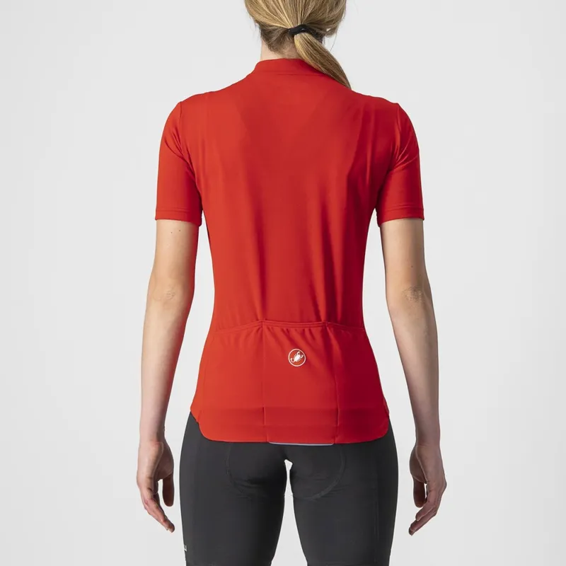 Castelli Jersey Anima 3 Womens Red/Black - Image 2