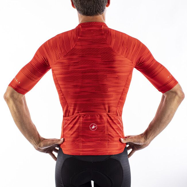Castelli Jersey Climbers 3.0 SL Savile Blue/Red - Image 12