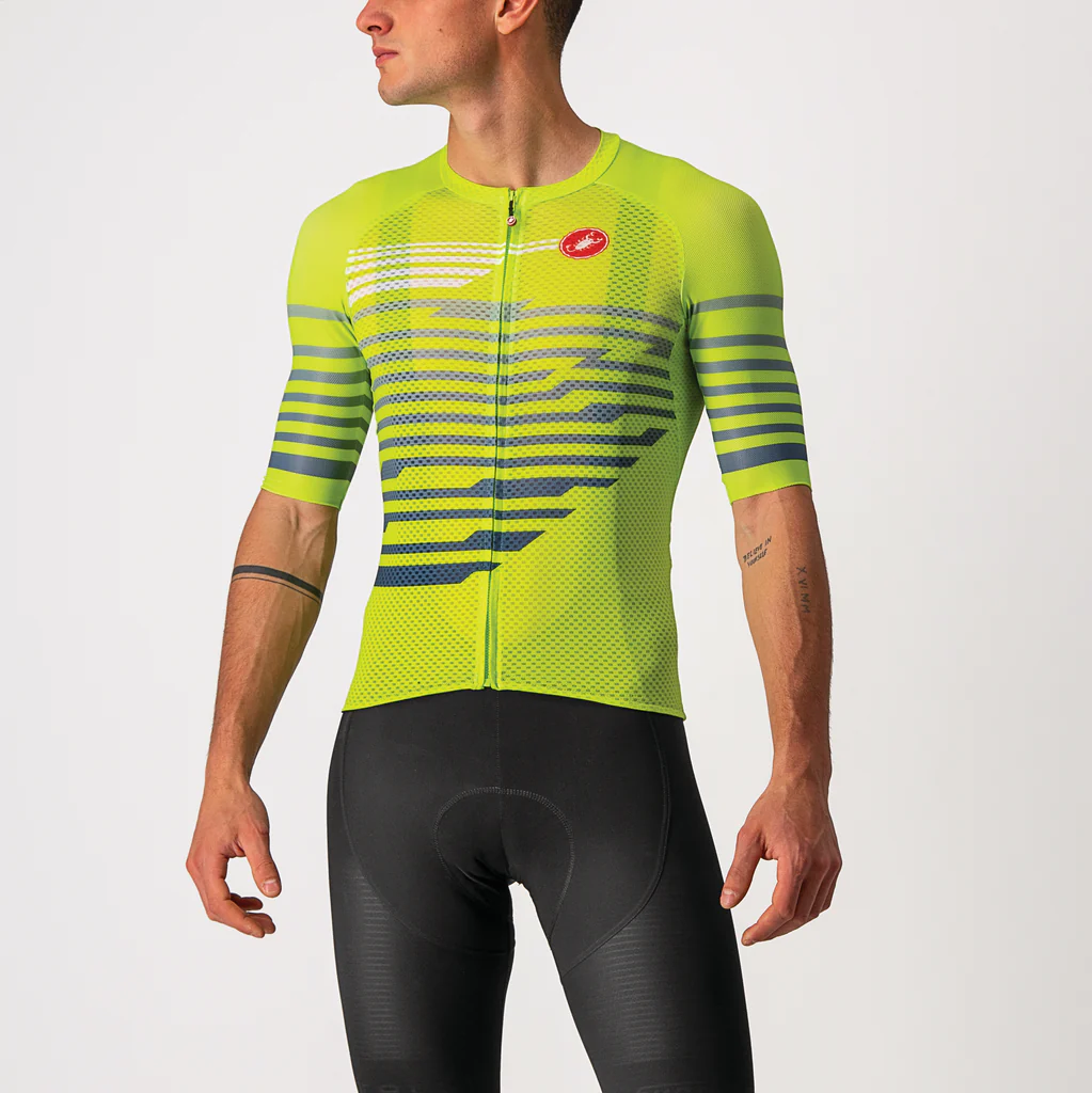 Castelli Jersey Climbers 3.0 SL Savile Blue/Red - Image 14
