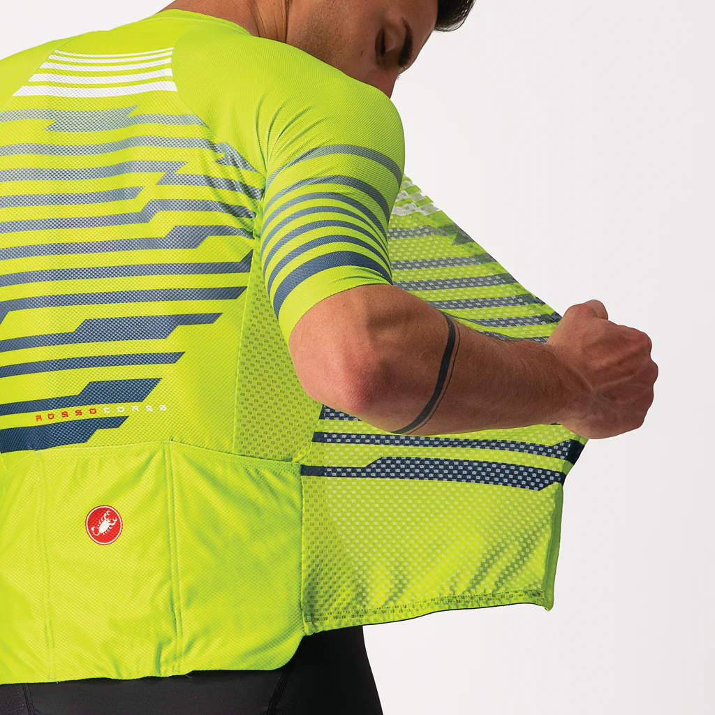 Castelli Jersey Climbers 3.0 SL Savile Blue/Red - Image 16