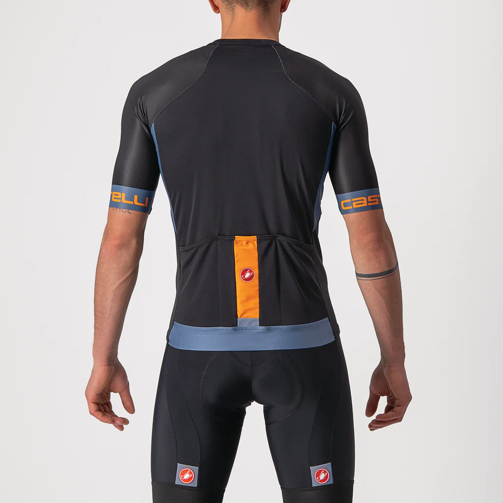 Castelli Jersey Entrata VI Light Black/Light Steel Blue - Image 2