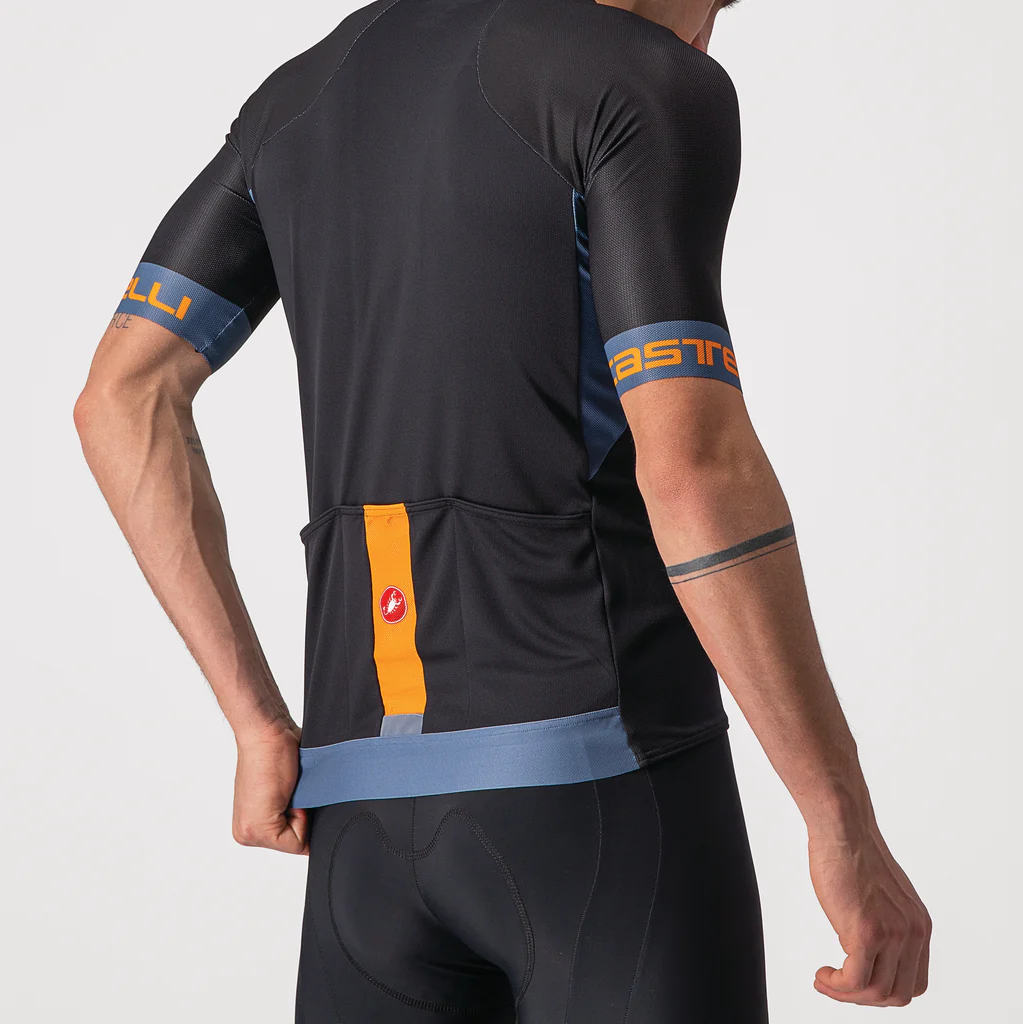 Castelli Jersey Entrata VI Light Black/Light Steel Blue - Image 4