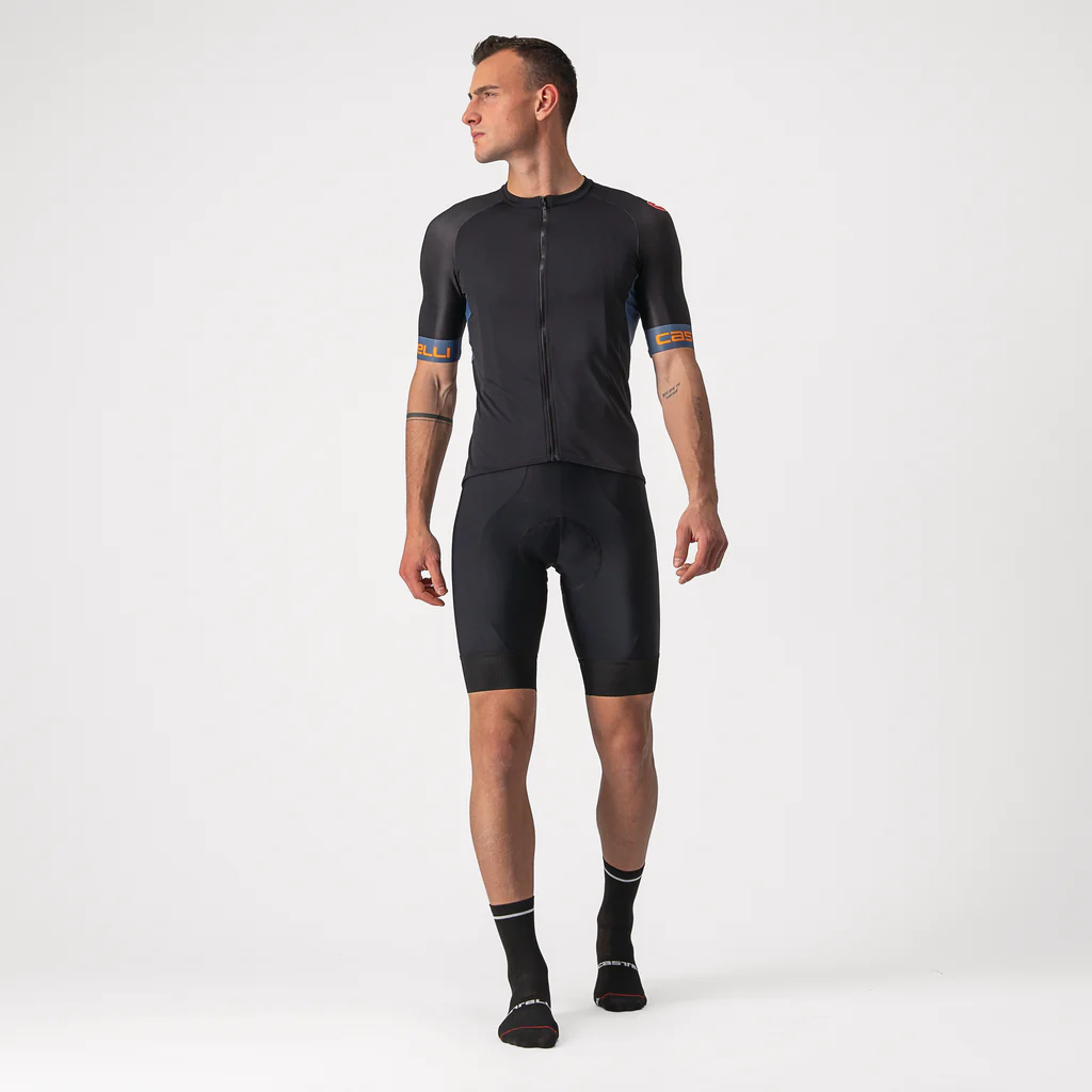 Castelli Jersey Entrata VI Light Black/Light Steel Blue - Image 5