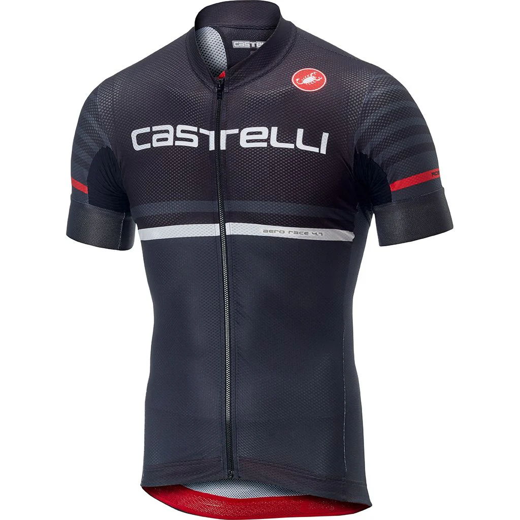 Castelli Jersey Free Aero Race 4.1 Solid Anthracite - Image 8
