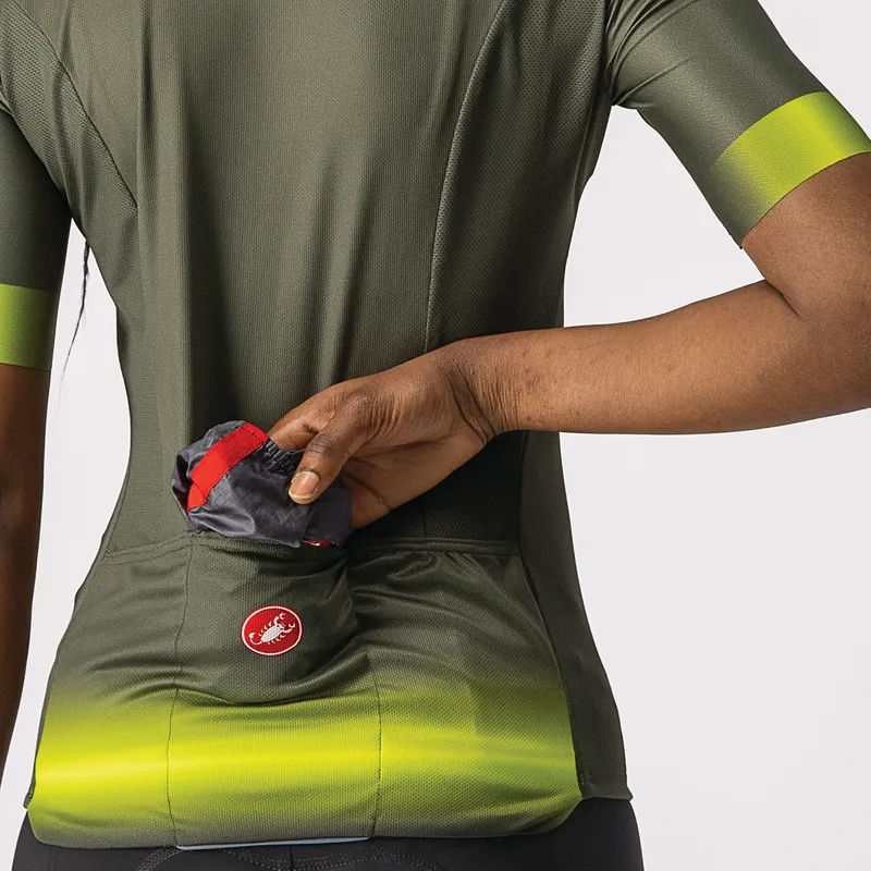 Castelli Jersey Gradient Women's Military Green - Image 4