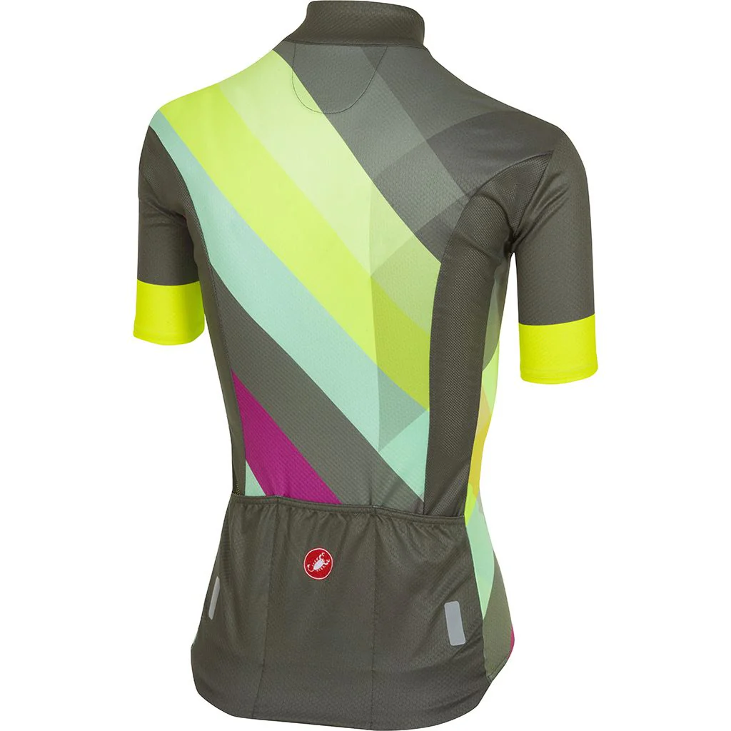 Castelli jersey Prisma FZ Womens Multicolour Sky Blue - Image 4
