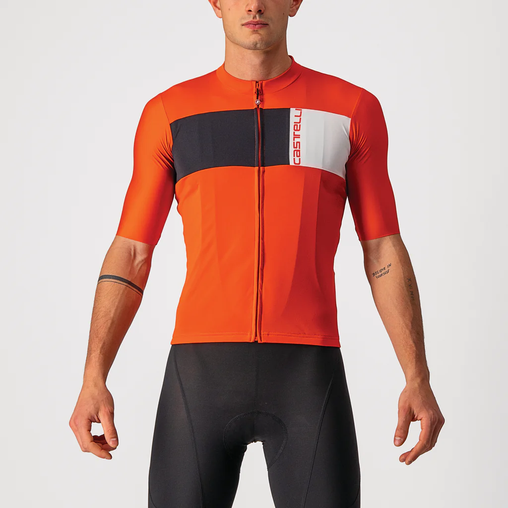 Castelli Jersey Prologo 7 Savile Blue/Silver Gray-Red - S - Image 14