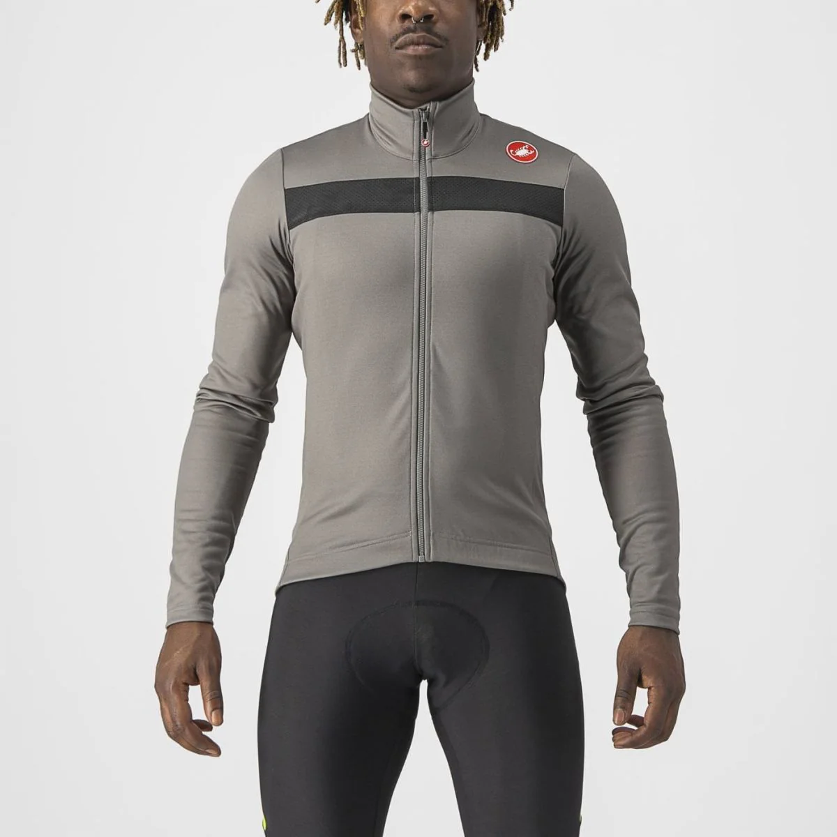 Castelli Men's Jersey Puro 3 FZ Red/Black Reflex - Image 12