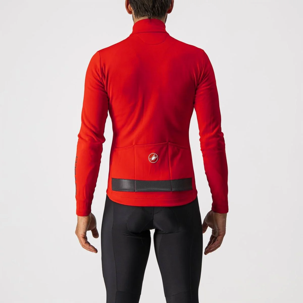Castelli Men's Jersey Puro 3 FZ Red/Black Reflex - Image 3