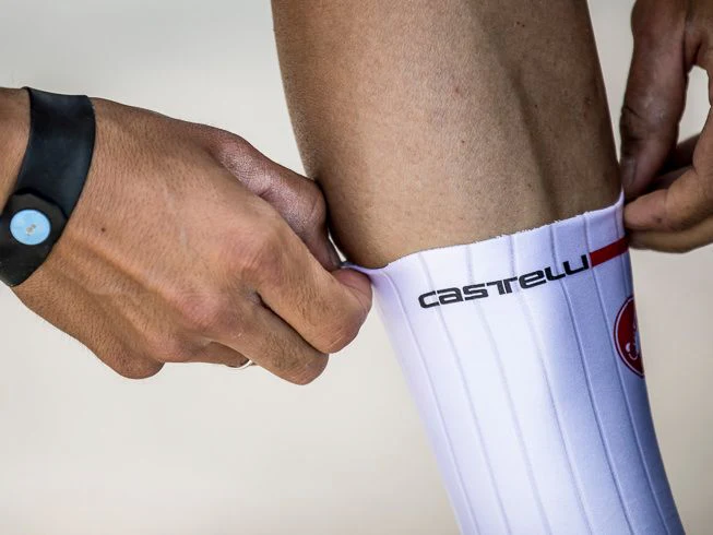 Castelli Sock Fast Feet White - Image 4