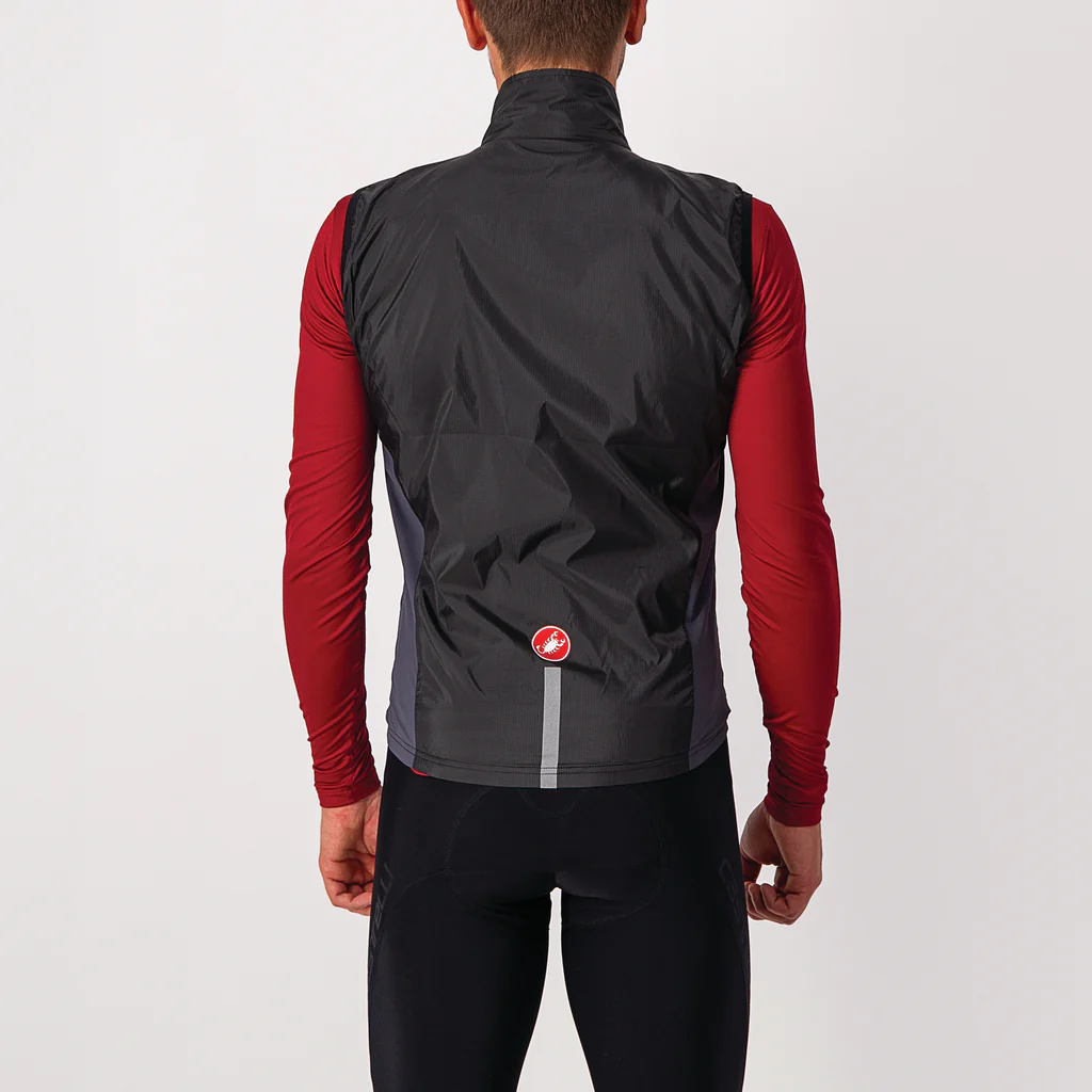 Castelli Vest Squadra Stretch Yellow Fluo/Dark Grey - Image 4