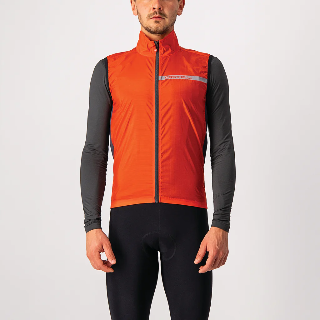 Castelli Vest Squadra Stretch Yellow Fluo/Dark Grey - Image 5